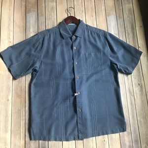 Tommy Bahama Men’s Silk Blue Shirt
